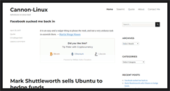 Desktop Screenshot of cannon-linux.co.uk
